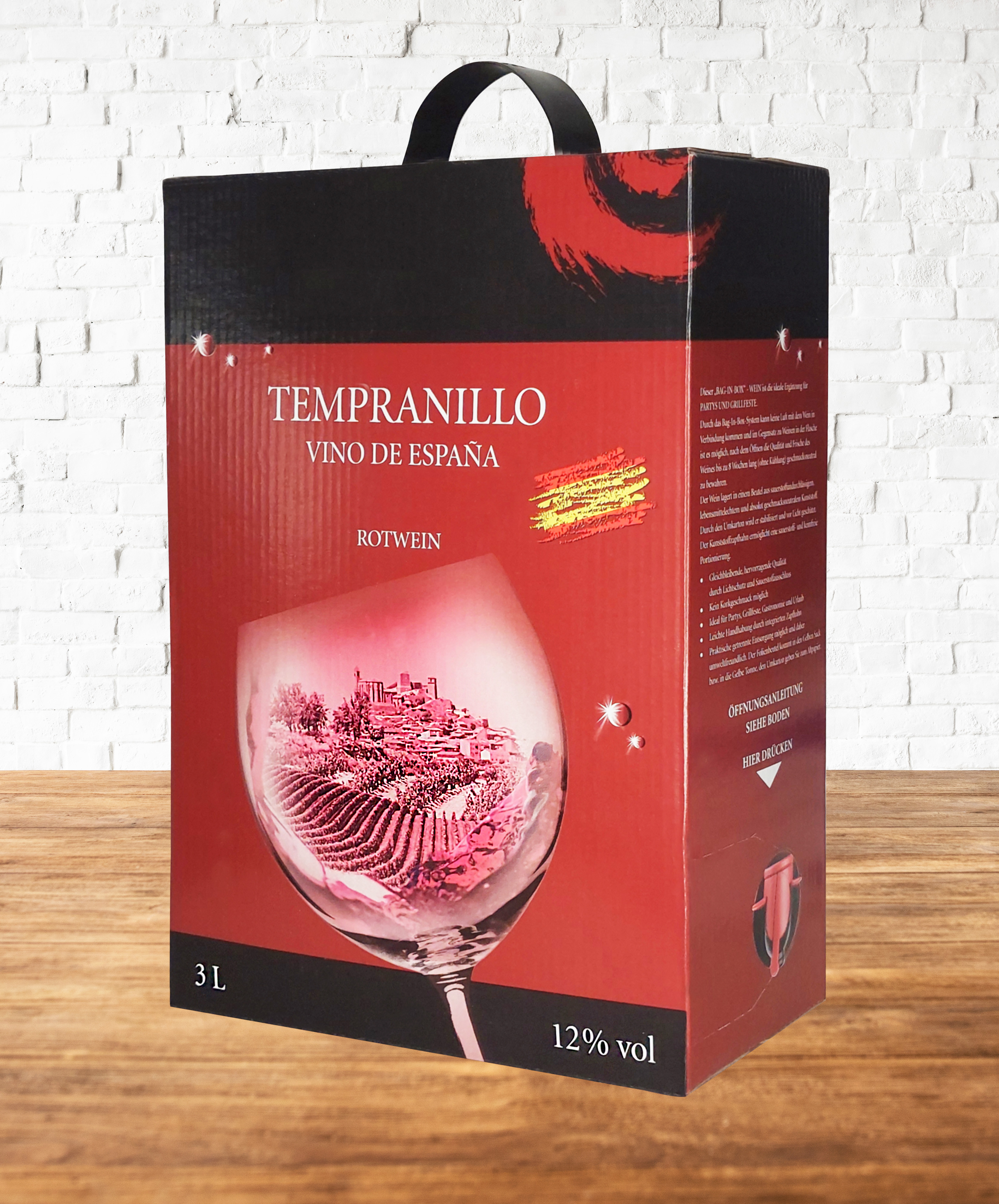 Weine Box -Vino Premium Bag Delicato - in ,Weinhandel,Qualitätsweine Weine Wein, Tempranillo -