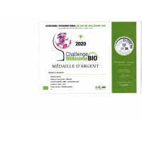 Urkunde Challange Millésime Bio Silber 2020