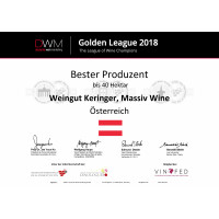 Golden League 2018_Bester Produzent Berliner Wein Trophy bis 40ha