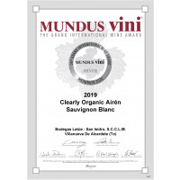 Urkunde Mundus Vini Silbermedaille 2020