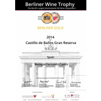 Urkunde Goldmedaille Berliner Wein Trophy 2020