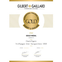 Urkunde Clearly Organic Airén Sauvignon Blanc 2023 Gilbert and Gaillard Goldmedaille 2024